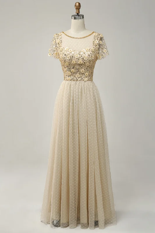 Shop Today, Save Tomorrow!Shop Today, Save Tomorrow!A-Line Apricot Long Prom Dress with Beading Shop Today, Save Tomorrow!Shop Today, Save Tomorrow!A-Line Apricot Long Prom Dress with Beading