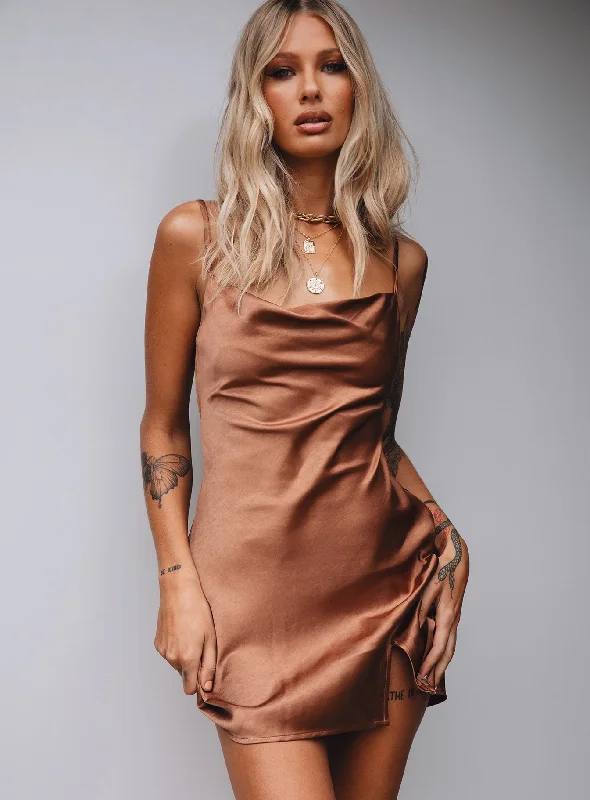 Save More When You Shop More!Save More When You Shop More!Alfie Mini Dress Brown