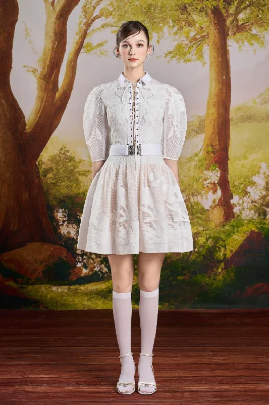 Score Huge Discounts Today!Score Huge Discounts Today!Bloom A-line Puffy Sleeved Mesh Mini Dress Score Huge Discounts Today!Score Huge Discounts Today!Bloom A-line Puffy Sleeved Mesh Mini Dress