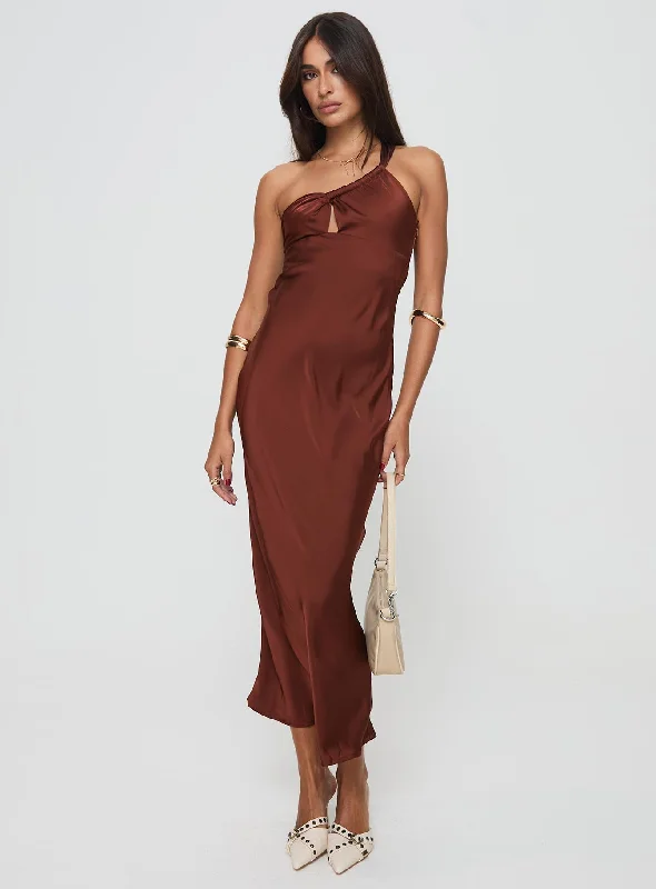 Savings You Can’t Ignore!Savings You Can’t Ignore!Casimir One Shoulder Maxi Dress Chocolate Savings You Can’t Ignore!Savings You Can’t Ignore!Casimir One Shoulder Maxi Dress Chocolate