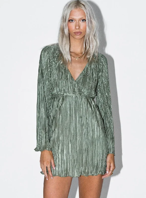 Best Offers of the Month!Best Offers of the Month!Cindie Mini Dress Green