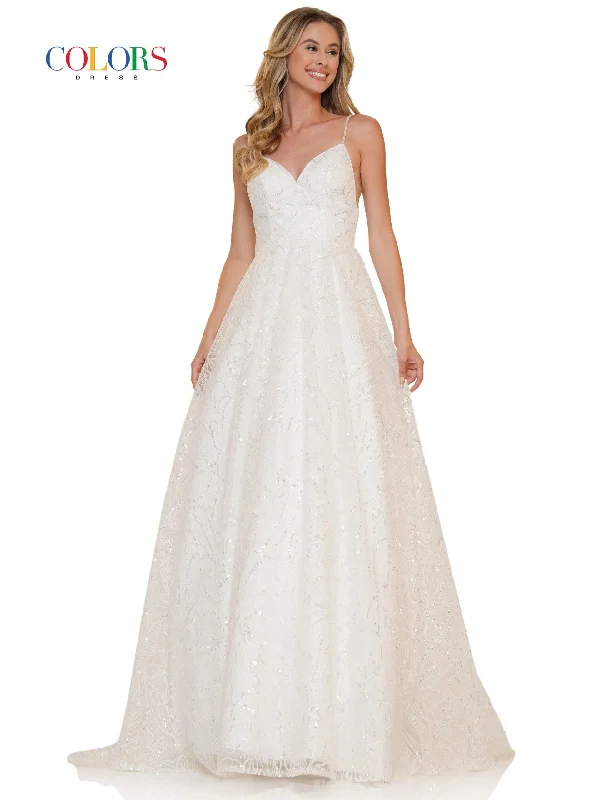 Time to Save Big!Time to Save Big!Colors 2687 Colors Long Spaghetti Strap Prom Ball Gown