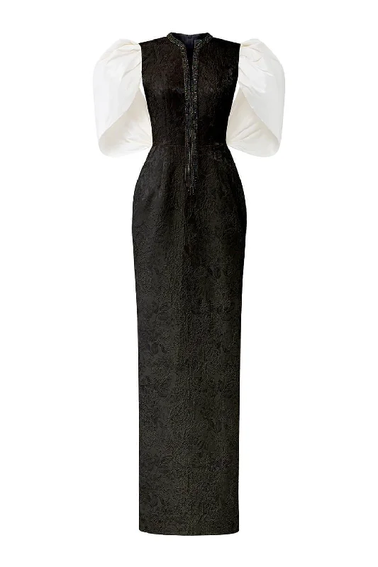 Best Deals Just for You!Best Deals Just for You!Crimson Sheath Round Neck Jacquard Floor Length Dress Best Deals Just for You!Best Deals Just for You!Crimson Sheath Round Neck Jacquard Floor Length Dress