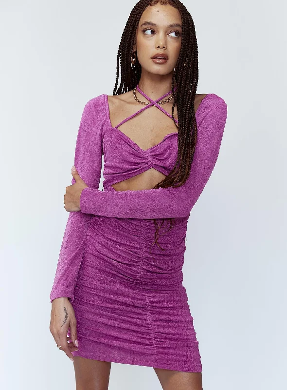 Price Drop Alert!Price Drop Alert!Dillon Mini Dress Purple