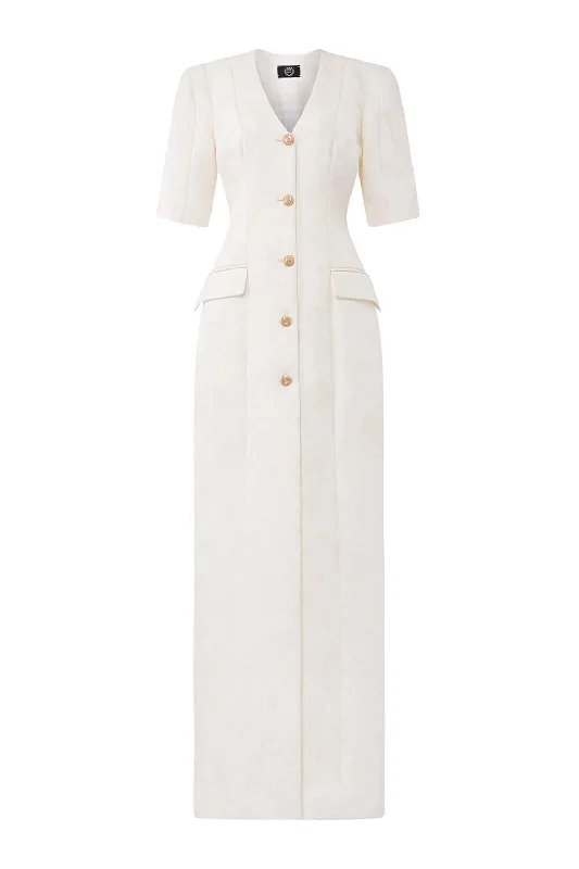 Save More with Every Purchase!Save More with Every Purchase!Epitome Sheath Middle Sleeved Brocade Floor Length Dress Save More with Every Purchase!Save More with Every Purchase!Epitome Sheath Middle Sleeved Brocade Floor Length Dress