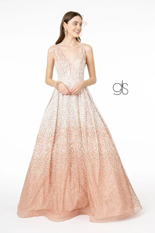 Huge Price Cuts Await!Huge Price Cuts Await!Long Prom Glitter Tulle A-Line Dress
