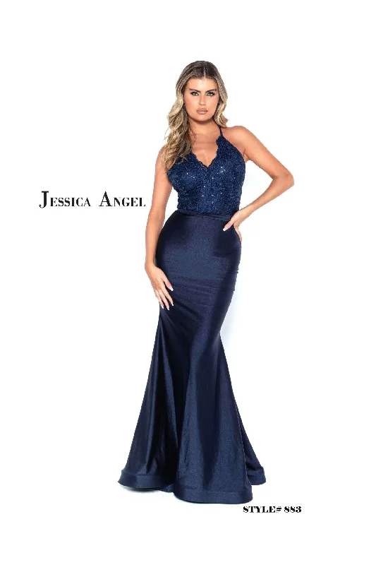 Upgrade for Less!Upgrade for Less!Jessica Angel Long Formal Fitted Lace Dress 883