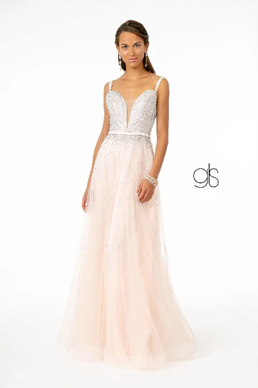 Save More Than Ever!Save More Than Ever!Jewel Embellished Bodice MeshLong Prom Dress Sale Save More Than Ever!Save More Than Ever!Jewel Embellished Bodice MeshLong Prom Dress Sale