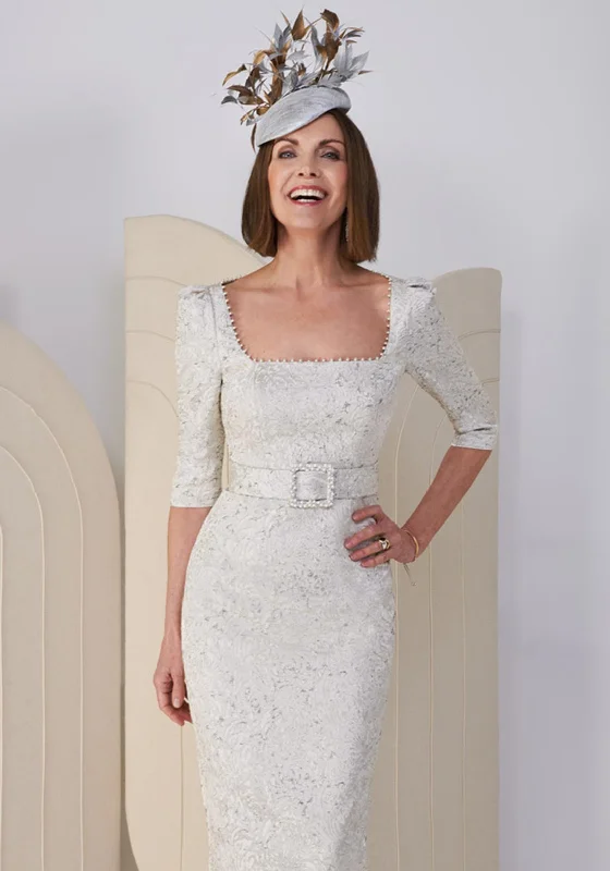 Today Only – Don’t Miss It!Today Only – Don’t Miss It!John Charles Square Neck Belted Dress, Silver Today Only – Don’t Miss It!Today Only – Don’t Miss It!John Charles Square Neck Belted Dress, Silver