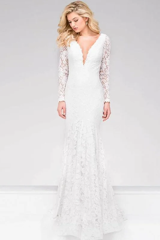 Upgrade for Less!Upgrade for Less!Jovani 50026 Lace Long Mermaid Evening Dress