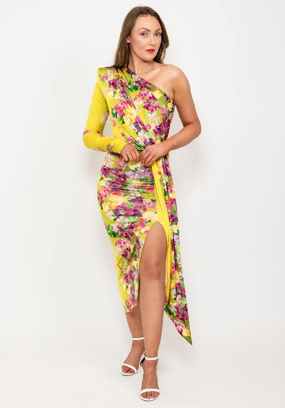 Buy More, Pay Less!Buy More, Pay Less!Kevan Jon Maguire Floral Dress, Yellow Multi Buy More, Pay Less!Buy More, Pay Less!Kevan Jon Maguire Floral Dress, Yellow Multi
