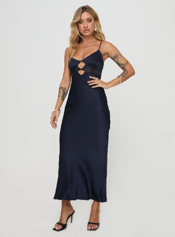 Find the Best Deals Here!Find the Best Deals Here!Leroux Maxi Dress Navy