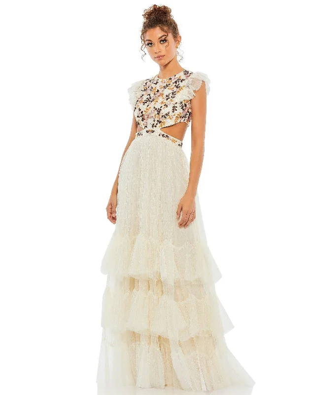 Don't Miss Out!Don't Miss Out!Mac Duggal 35106 Long Cap Sleeve Formal Dress