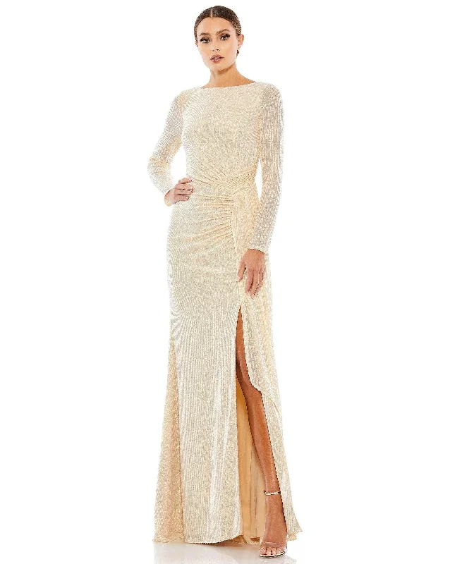 Save More with Every Purchase!Save More with Every Purchase!Mac Duggal 26715 Long Sleeve Formal Sequin Dress Save More with Every Purchase!Save More with Every Purchase!Mac Duggal 26715 Long Sleeve Formal Sequin Dress