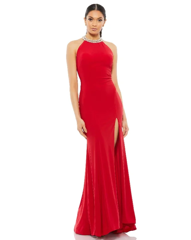 Special Discounts Inside!Special Discounts Inside!Mac Duggal 25572 Prom Long Formal Fitted Halter Gown Special Discounts Inside!Special Discounts Inside!Mac Duggal 25572 Prom Long Formal Fitted Halter Gown
