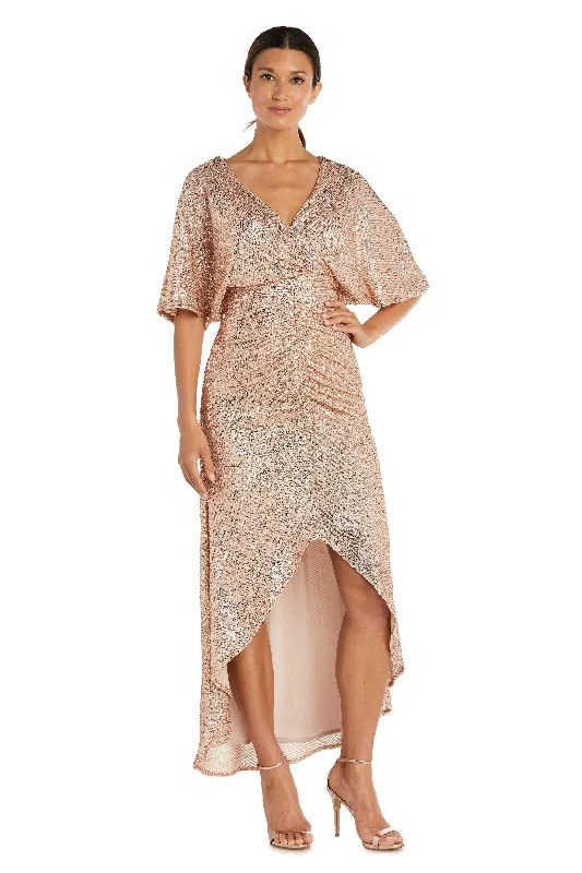 Your Chance to Save is Now!Your Chance to Save is Now!Nightway High Low Formal Short Sleeve Dress 22103 Your Chance to Save is Now!Your Chance to Save is Now!Nightway High Low Formal Short Sleeve Dress 22103