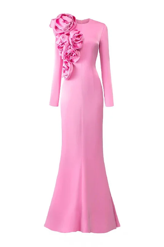 The Best Sale of the Year!The Best Sale of the Year!Phantasm Trumpet Long Sleeved Silk Floor Length Dress The Best Sale of the Year!The Best Sale of the Year!Phantasm Trumpet Long Sleeved Silk Floor Length Dress