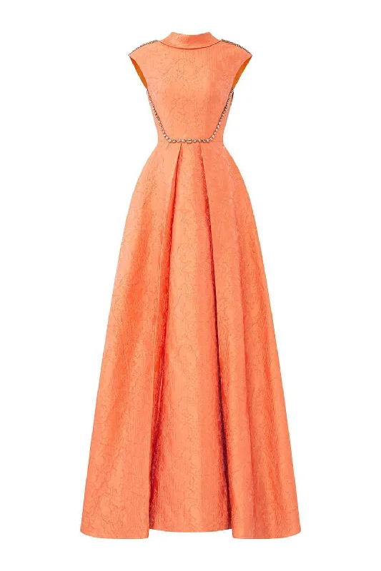 Biggest Sale of the Season!Biggest Sale of the Season!Prism A-line Stone Jacquard Floor Length Dress Biggest Sale of the Season!Biggest Sale of the Season!Prism A-line Stone Jacquard Floor Length Dress