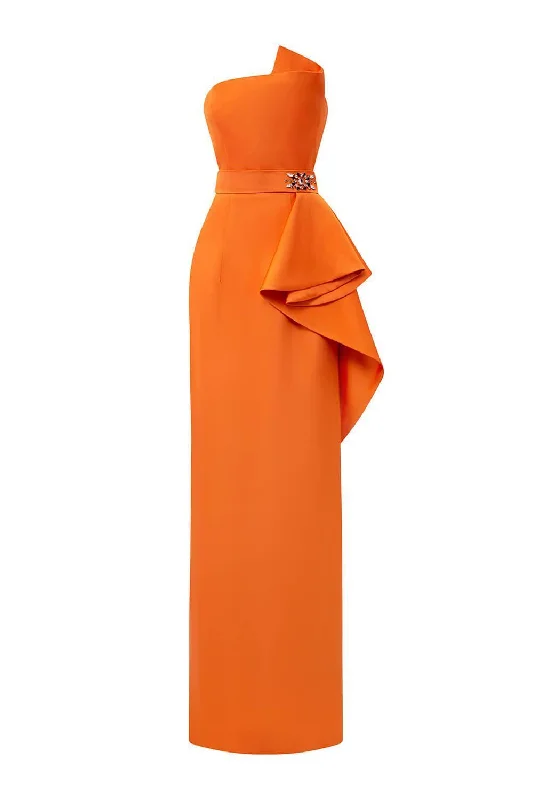 Shop Today, Save Tomorrow!Shop Today, Save Tomorrow!Reverie Strapless Back Slit Silk Floor Length Dress Shop Today, Save Tomorrow!Shop Today, Save Tomorrow!Reverie Strapless Back Slit Silk Floor Length Dress