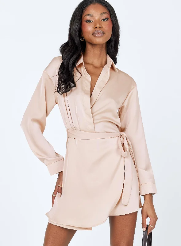 Upgrade for Less!Upgrade for Less!Ryker Mini Dress Beige