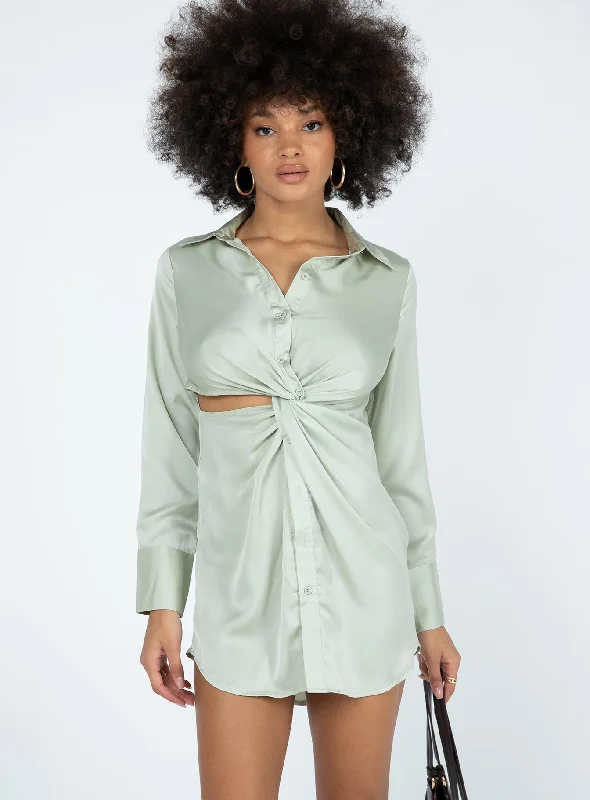 Hurry! While Supplies Last!Hurry! While Supplies Last!Sari Mini Dress Green
