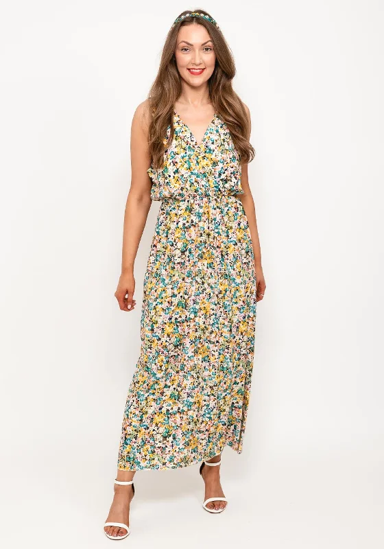 Limited Deals, Unlimited Savings!Limited Deals, Unlimited Savings!Seventy1 One Size Dainty Floral Maxi Dress, Teal Multi Limited Deals, Unlimited Savings!Limited Deals, Unlimited Savings!Seventy1 One Size Dainty Floral Maxi Dress, Teal Multi