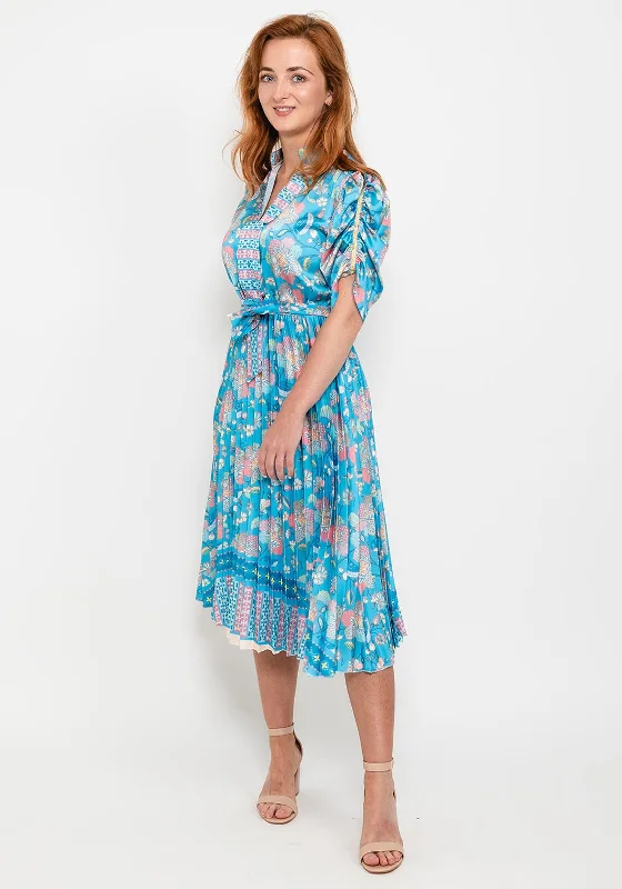 Shop Smart, Save Big!Shop Smart, Save Big!Seventy1 One Size Pleat Print Midi Dess, Blue Multi Shop Smart, Save Big!Shop Smart, Save Big!Seventy1 One Size Pleat Print Midi Dess, Blue Multi