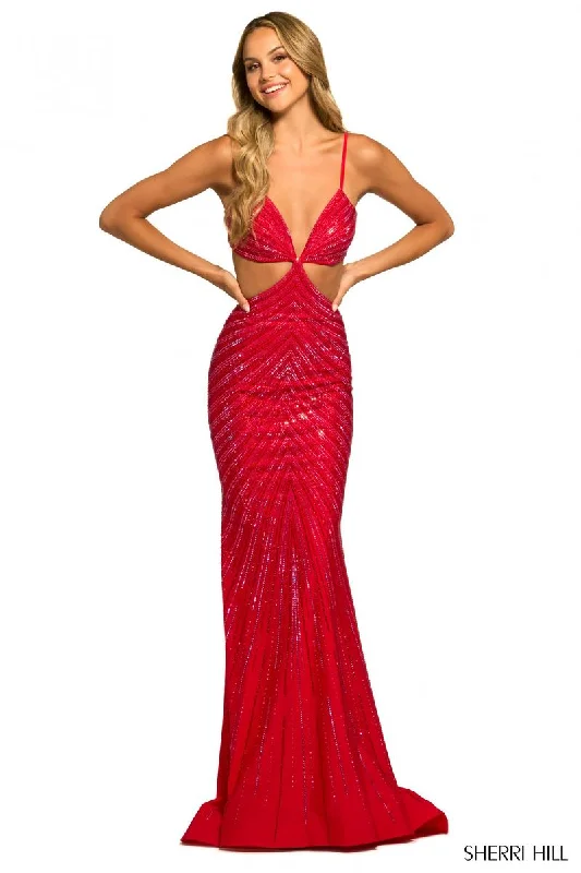 Your Best Deals Are Here!Your Best Deals Are Here!Sherri Hill Hot Fix Cut-out Dress 55518 Your Best Deals Are Here!Your Best Deals Are Here!Sherri Hill Hot Fix Cut-out Dress 55518