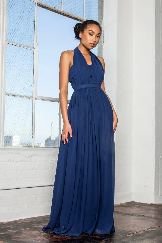 Huge Price Cuts Await!Huge Price Cuts Await!V-Neck Halter Chiffon Long Formal Dress