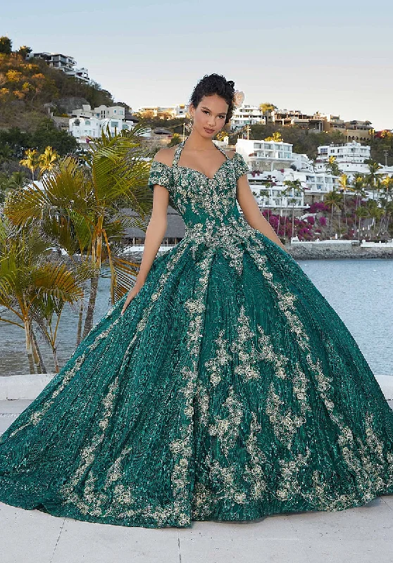 Buy More, Pay Less!Buy More, Pay Less!Vizcaya by Morilee Halter Neck Quince Dress 89351