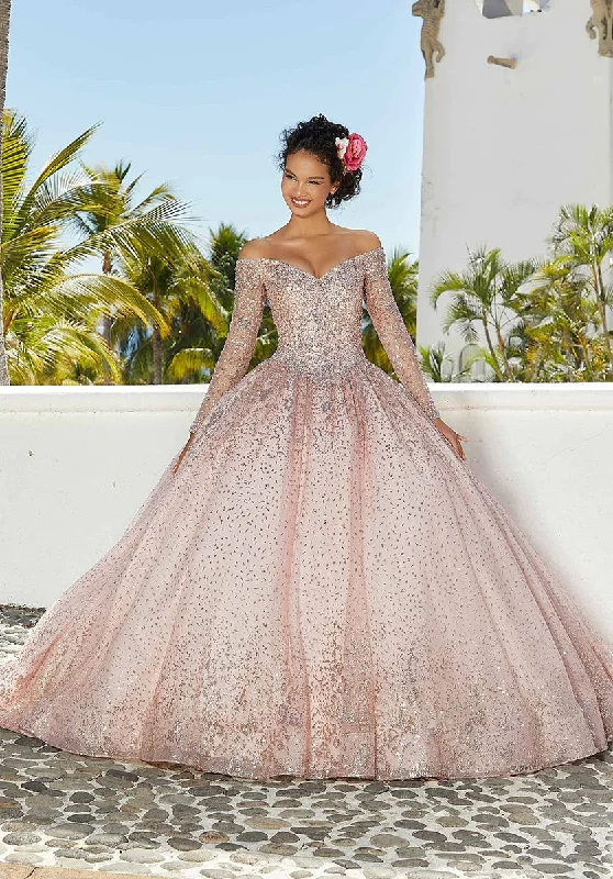 Time to Snag a Bargain!Time to Snag a Bargain!Vizcaya by Morilee Glitter Net Quince Dress 89355 Time to Snag a Bargain!Time to Snag a Bargain!Vizcaya by Morilee Glitter Net Quince Dress 89355