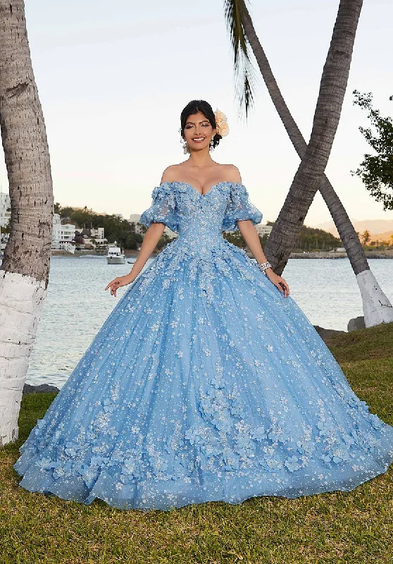 Limited-Time Price Drop!Limited-Time Price Drop!Vizcaya by Morilee 3D Floral Lace Quince Dress 89358