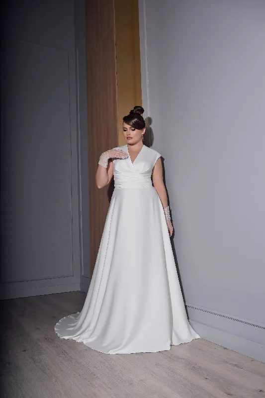 Best Deals Just for You!Best Deals Just for You!A-Line Plus Size Silk Wedding Dress