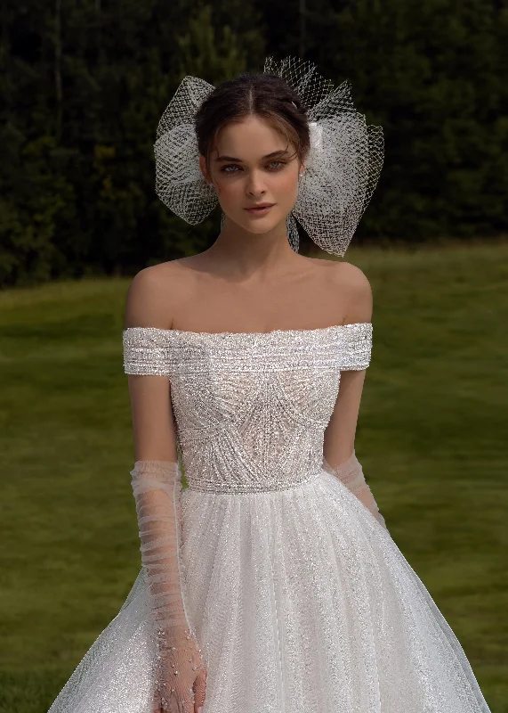 Limited Deals, Unlimited Savings!Limited Deals, Unlimited Savings!Exquisite Off-the-Shoulder A-Line Bridal Gown Limited Deals, Unlimited Savings!Limited Deals, Unlimited Savings!Exquisite Off-the-Shoulder A-Line Bridal Gown