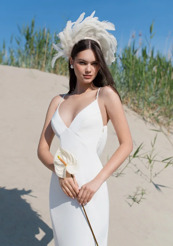 Flash Sale – Act Fast!Flash Sale – Act Fast!Spaghetti Strap Open Back Mermaid Silk Bridal Dress Flash Sale – Act Fast!Flash Sale – Act Fast!Spaghetti Strap Open Back Mermaid Silk Bridal Dress