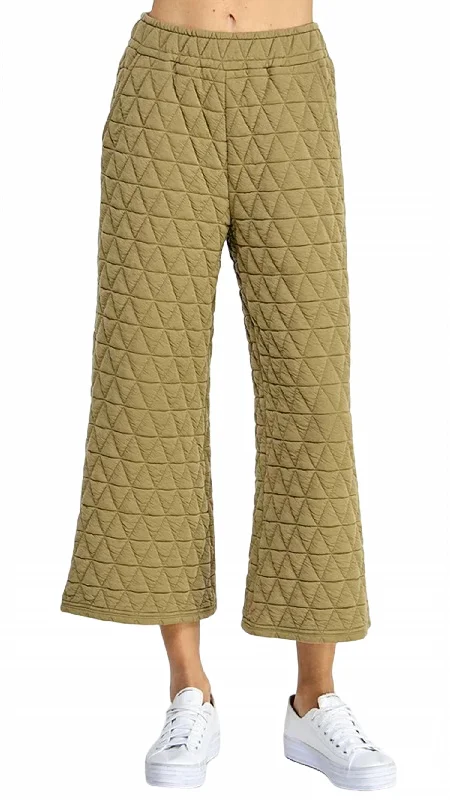 Get More, Spend Less – Shop Now!Get More, Spend Less – Shop Now!Cropped Quilted Pant - Reg/curvy In Olive