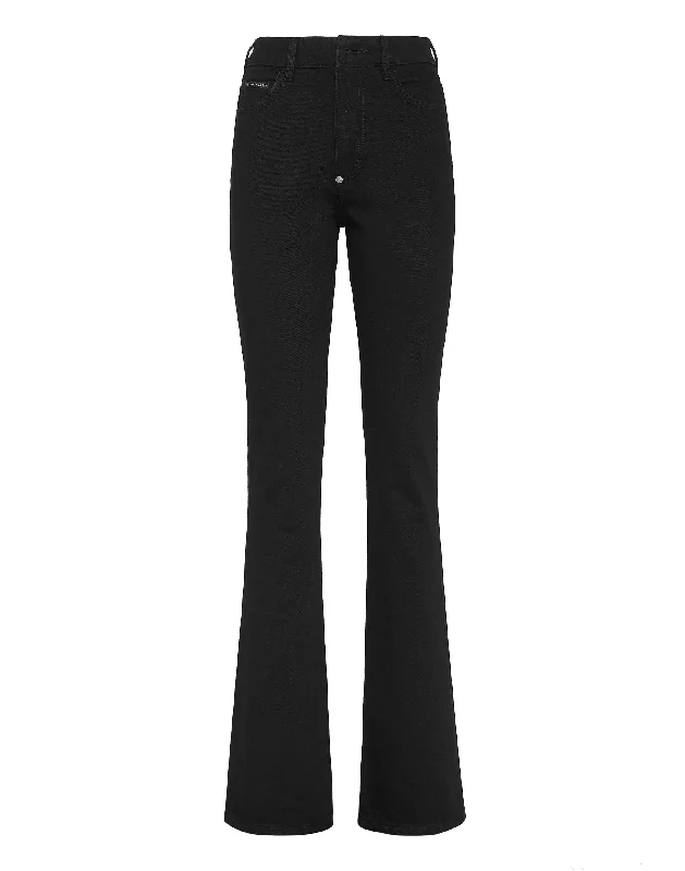 Your Discount is Waiting!Your Discount is Waiting!Denim High wasted flare Skull