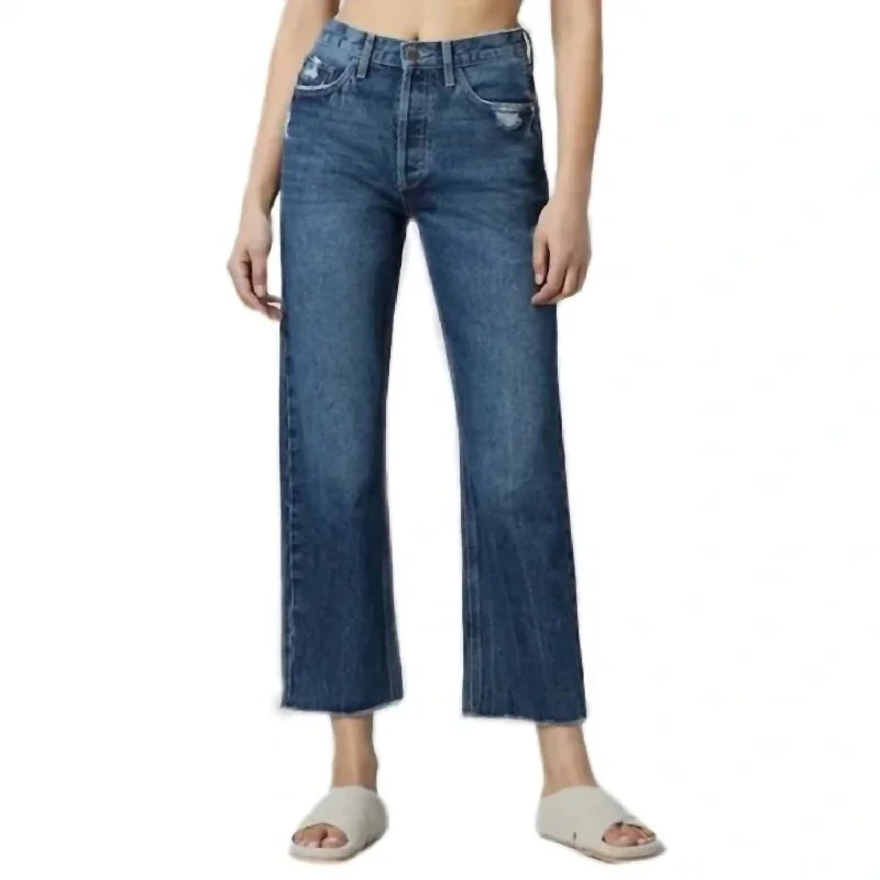 Stock Up and Save!Stock Up and Save!Emilie Straight: Ultra High Rise Vintage Ankle In Rigid Dark Distressed (Vintage)