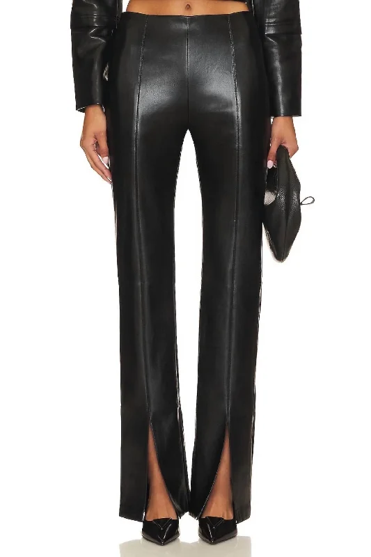 Amazing Prices You Can’t Resist!Amazing Prices You Can’t Resist!Faux Leather Tavira Pants In Black