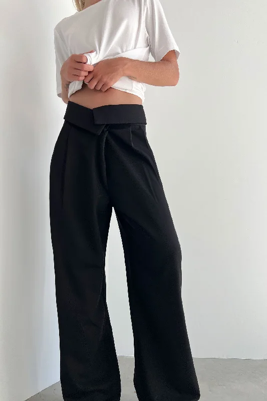 Stock Up and Save!Stock Up and Save!FOLD-OVER WAIST WIDE LEG PANT