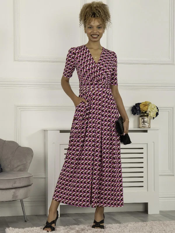Amazing Prices You Can’t Resist!Amazing Prices You Can’t Resist!Georgia Geometric Jersey Maxi Dress, Pink Amazing Prices You Can’t Resist!Amazing Prices You Can’t Resist!Georgia Geometric Jersey Maxi Dress, Pink