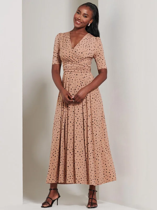 Exclusive Savings This Week!Exclusive Savings This Week!Half Sleeve Jersey Maxi Dress, Spot Multi