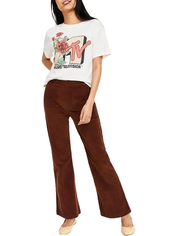 Exclusive Savings This Week!Exclusive Savings This Week!Juniors Womens High Rise Ribbed Wide Leg Pants