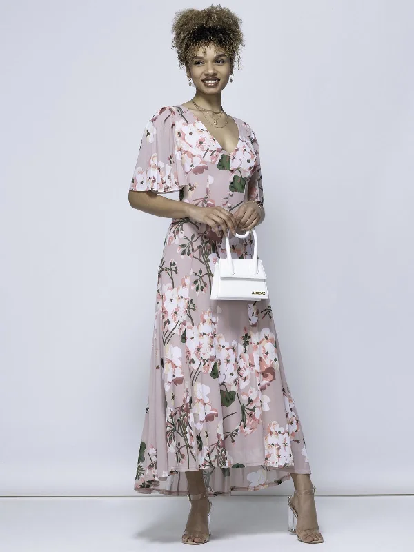 Hurry, Sale Ends Soon!Hurry, Sale Ends Soon!Mabilla Floral Print Mesh Maxi Dress, Dusty Pink Hurry, Sale Ends Soon!Hurry, Sale Ends Soon!Mabilla Floral Print Mesh Maxi Dress, Dusty Pink
