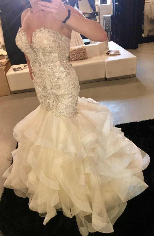 Your Wallet Will Thank You!Your Wallet Will Thank You!Madison James Gold Ivory Silver Organza Mj301