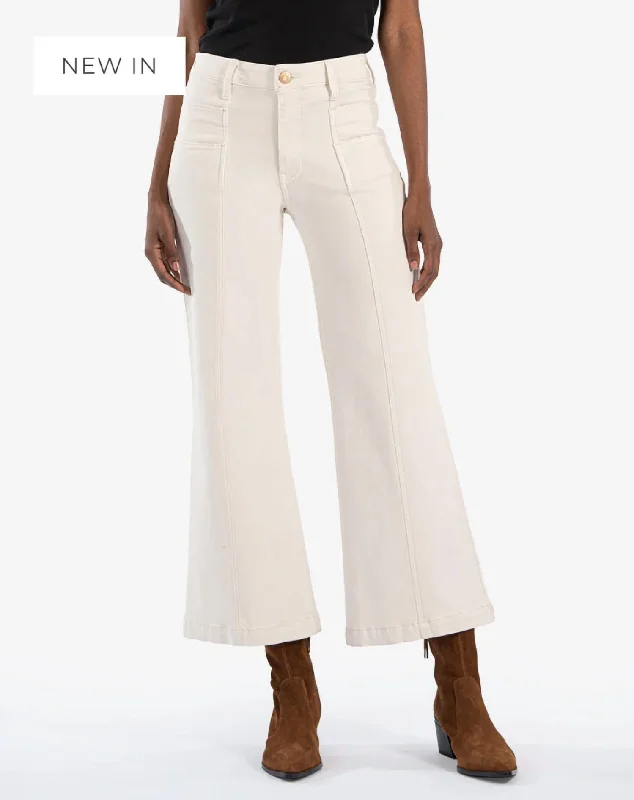 Save More Than Ever!Save More Than Ever!Meg High Rise Wide Leg Double Pocket In Ecru