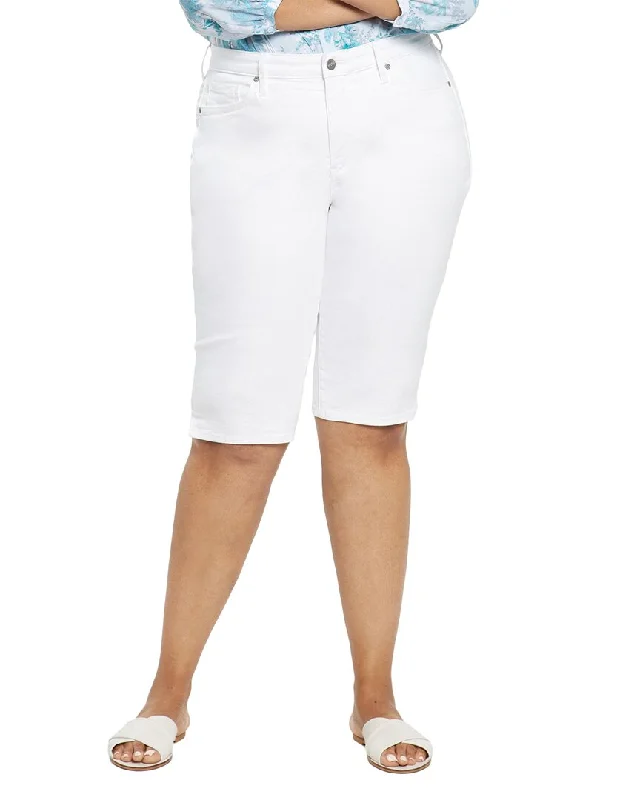 Get More for Less!Get More for Less!NYDJ Plus Bike Capri Optic White Jean