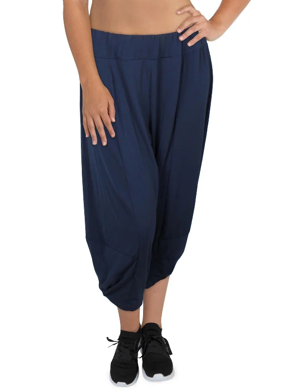 Crazy Discounts Inside!Crazy Discounts Inside!Plus Kenzie Womens Slouchy High Rise Capri Pants