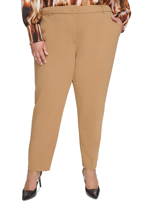 Every Deal is a Steal!Every Deal is a Steal!Plus Womens High Rise Ankle Straight Leg Pants