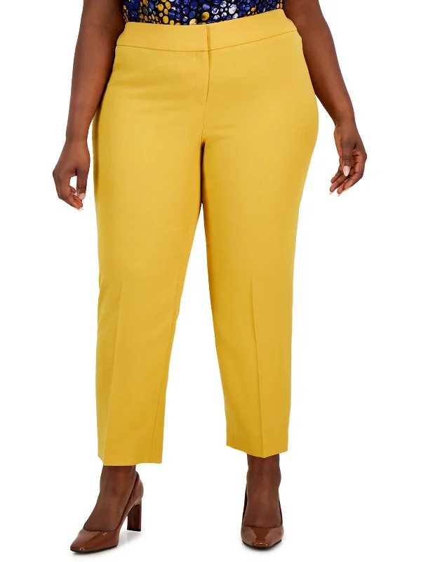 Snag the Best Prices Now!Snag the Best Prices Now!Plus Womens High Rise Stretch Straight Leg Pants